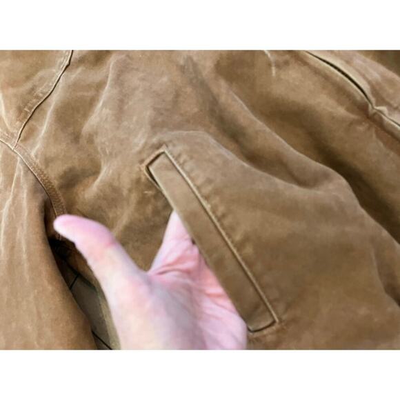 VTG Carhartt J14 BRN Santa Fe Western Work Barn Coat Jacket Men Large Canvas - Picture 9 of 13